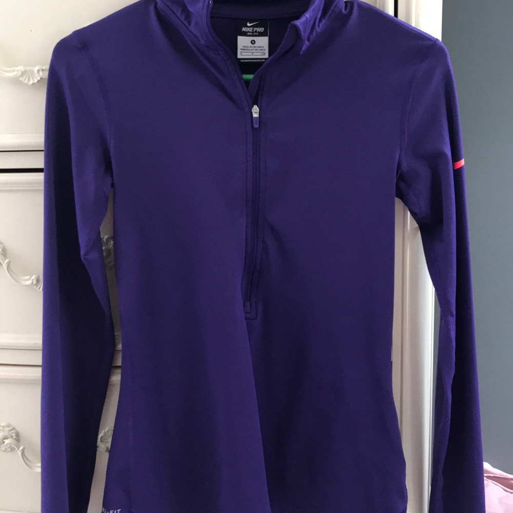 NIKE purple and neon pink dri-fit